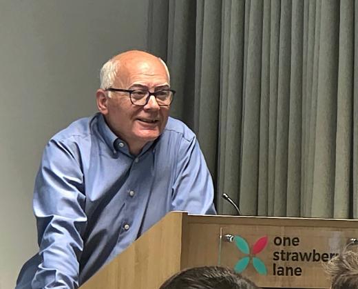 Keynote speaker, Professor Brian Ferguson